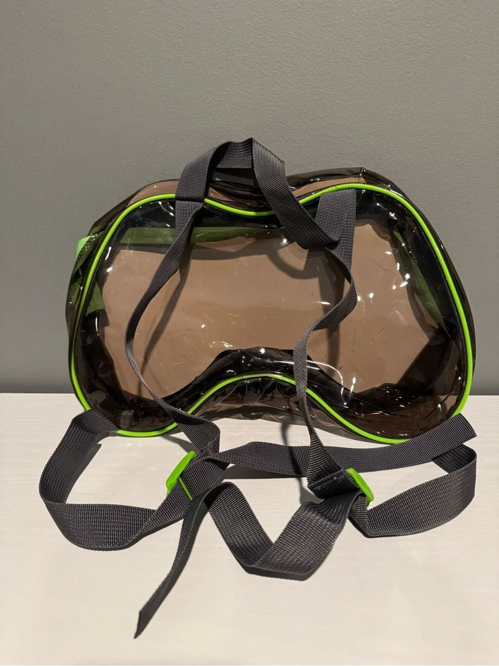 GAME ON Black & Green Gamer Backpack Case